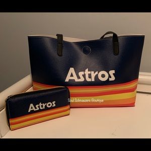 Houston Astros Tote and wallet (set)